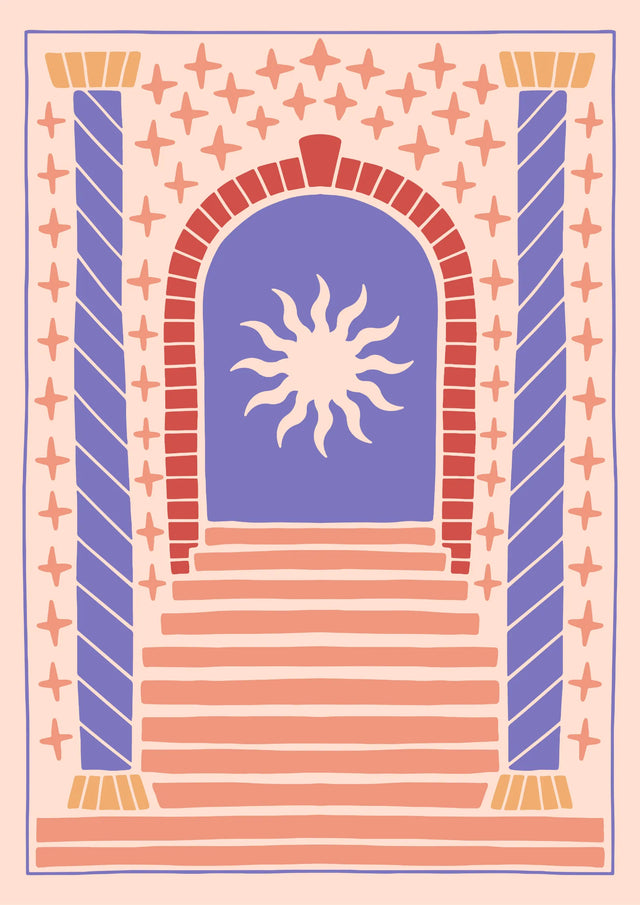 Sun Portal Canvas Wall Art