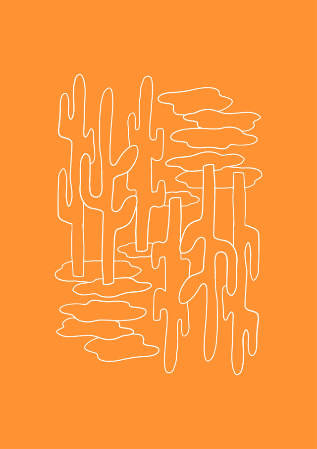 Desert Silhouettes Canvas Wall Art