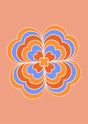 Groovy Petal Harmony Canvas Wall Art
