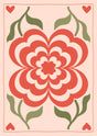 Heartfelt Bloom Canvas Wall Art
