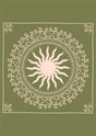 Sacred Sun Mandala Canvas Wall Art