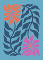Floral Flow Modern Boho Canvas Wall Art