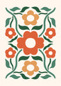 Vintage Garden Bloom Canvas Wall Art