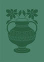 Verdant Bloom Vase Canvas Wall Art