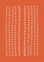 Terracotta Rhythm Minimalist Canvas Wall Art