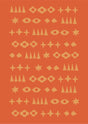 Desert Symbols Patterned Canvas Wall Art
