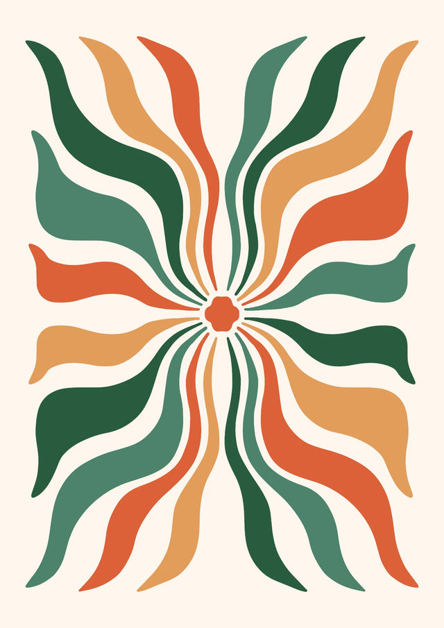 Sunflare Petal Symphony Canvas Wall Art