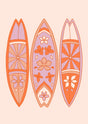 Retro Surf Vibes Canvas Wall Art