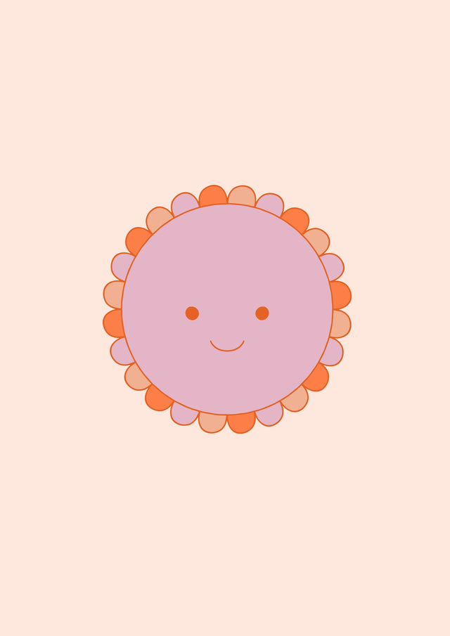Smiley Sunshine Canvas Wall Art