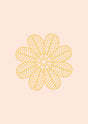 Golden Bloom Mandala Canvas Wall Art