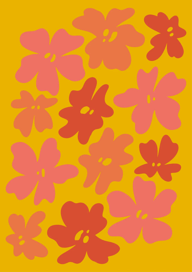 Sunshine Garden Bloom Canvas Wall Art