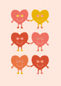 Peaceful Heart Parade Canvas Wall Art