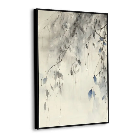 Canvas Wall Art - Serene Watercolor Leaves