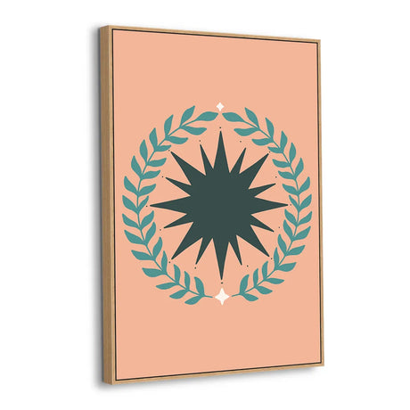 Celestial Crest Canvas Wall Art