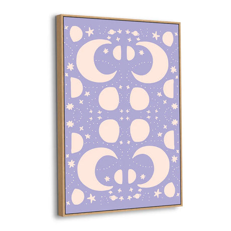 Celestial Phases Canvas Wall Art
