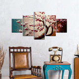 Cherry Blossom Textured Canvas Wall Art