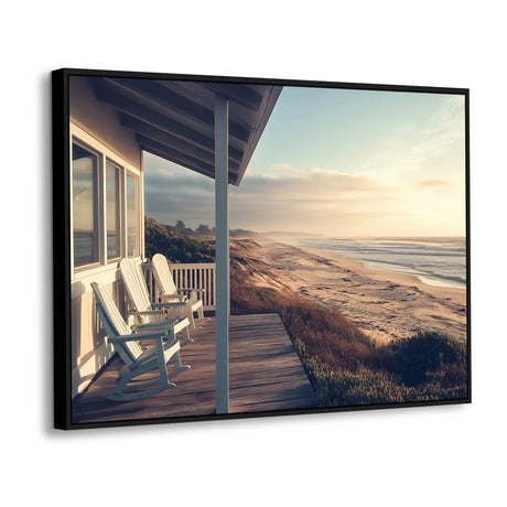 Coastal Morning Bliss Canvas Wall Art