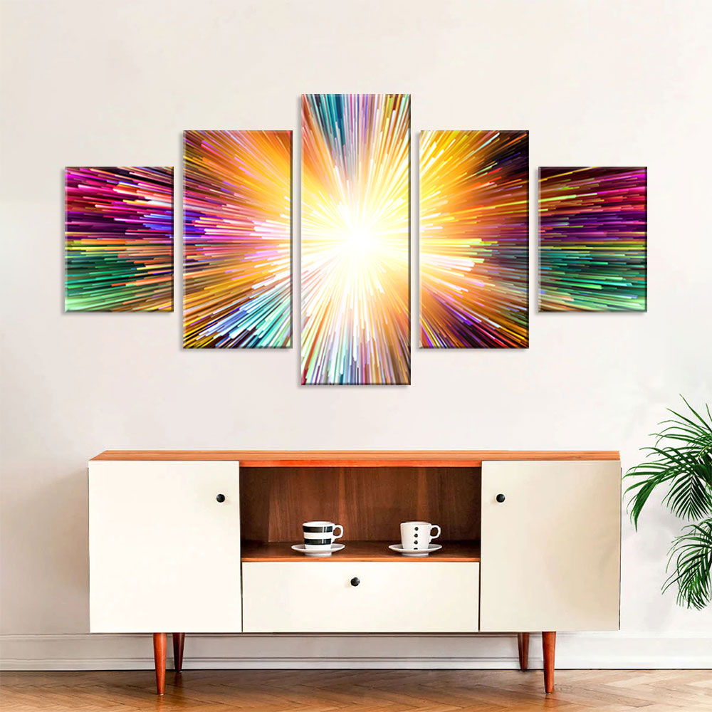 Abstract Shining Canvas Wall Art