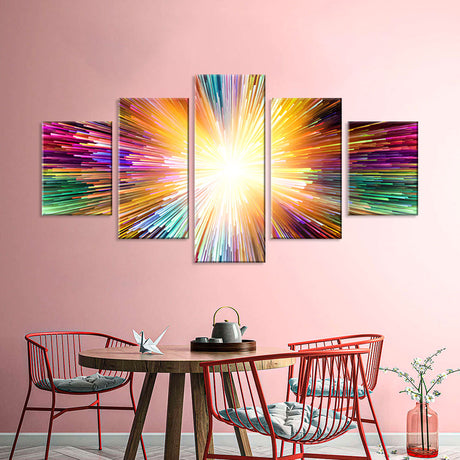 Abstract Shining Canvas Wall Art