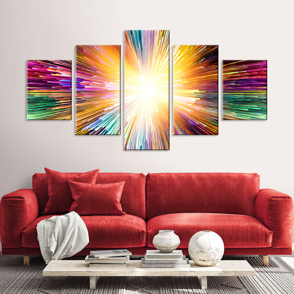 Abstract Shining Canvas Wall Art