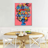 Colorful Believe In Yourself Graffiti Canvas Wall Art