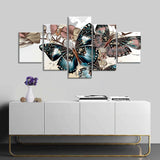 Colorful Butterfly Canvas Wall Art