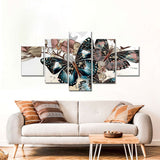 Colorful Butterfly Canvas Wall Art