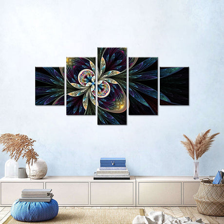 Colorful Mandala Pattern Canvas Wall Art