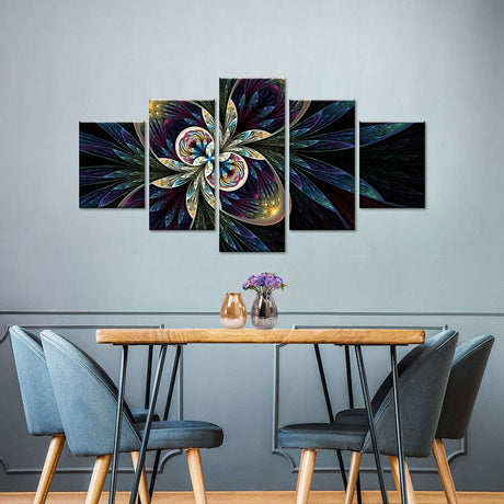 Colorful Mandala Pattern Canvas Wall Art