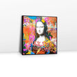 Colorful Mona Lisa Graffiti Canvas Wall Art