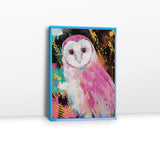 Colorful Owl Graffiti Canvas Wall Art