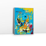 Colorful Snoopy Graffiti Canvas Wall Art