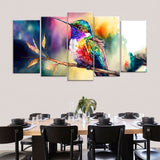 Vivid Hummingbird Canvas Wall Art