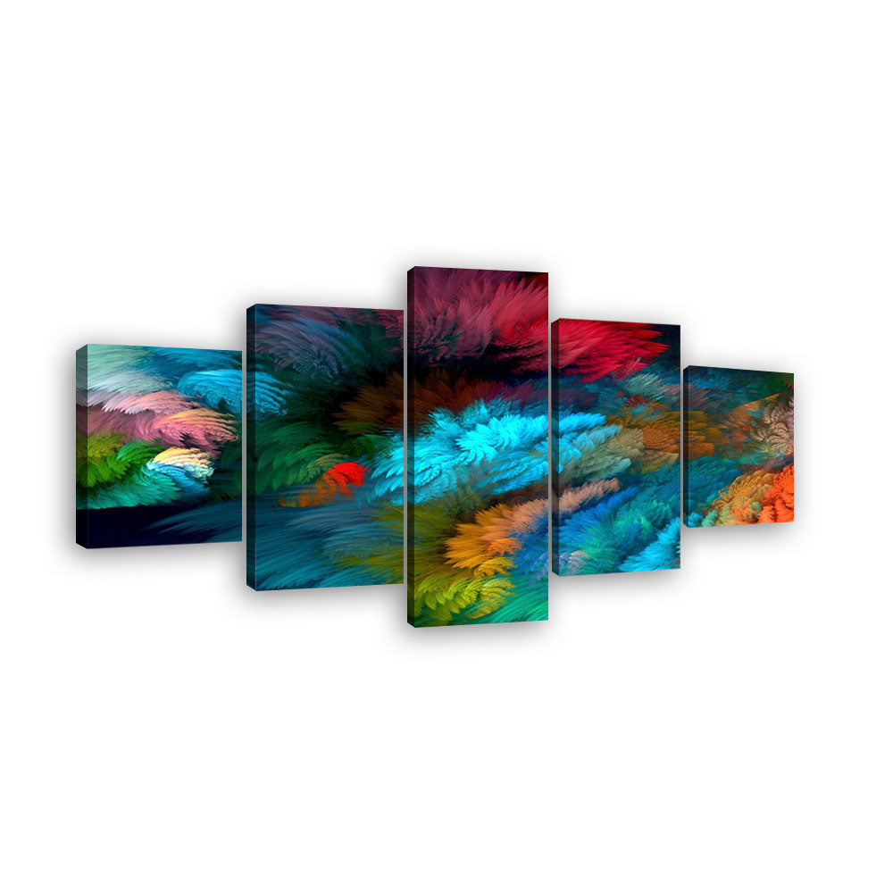 Colorful Abstract Cloudscape Canvas Wall Art