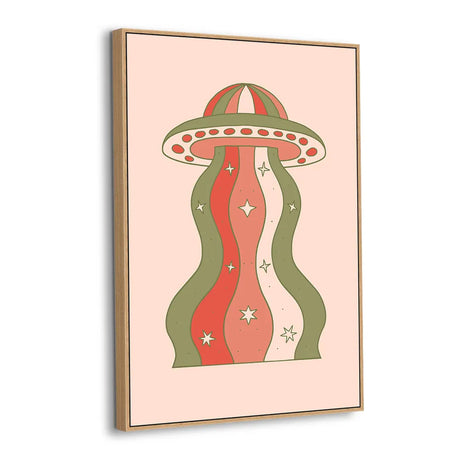 Cosmic Visitor Canvas Wall Art
