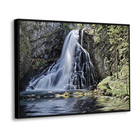 Crystal Veil Waterfall Canvas Wall Art