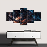 Dark Space Galaxy Canvas Wall Art