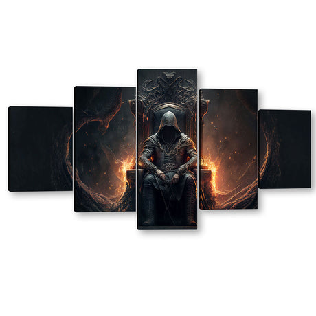 Dark Throne Canvas Wall Art