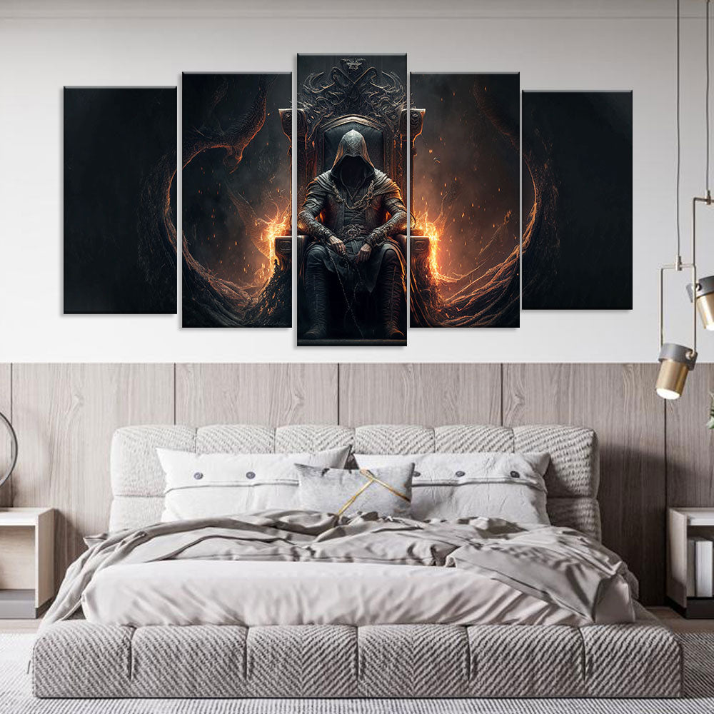 Dark Throne Canvas Wall Art