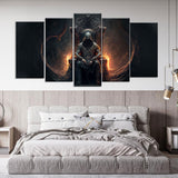 Dark Throne Canvas Wall Art