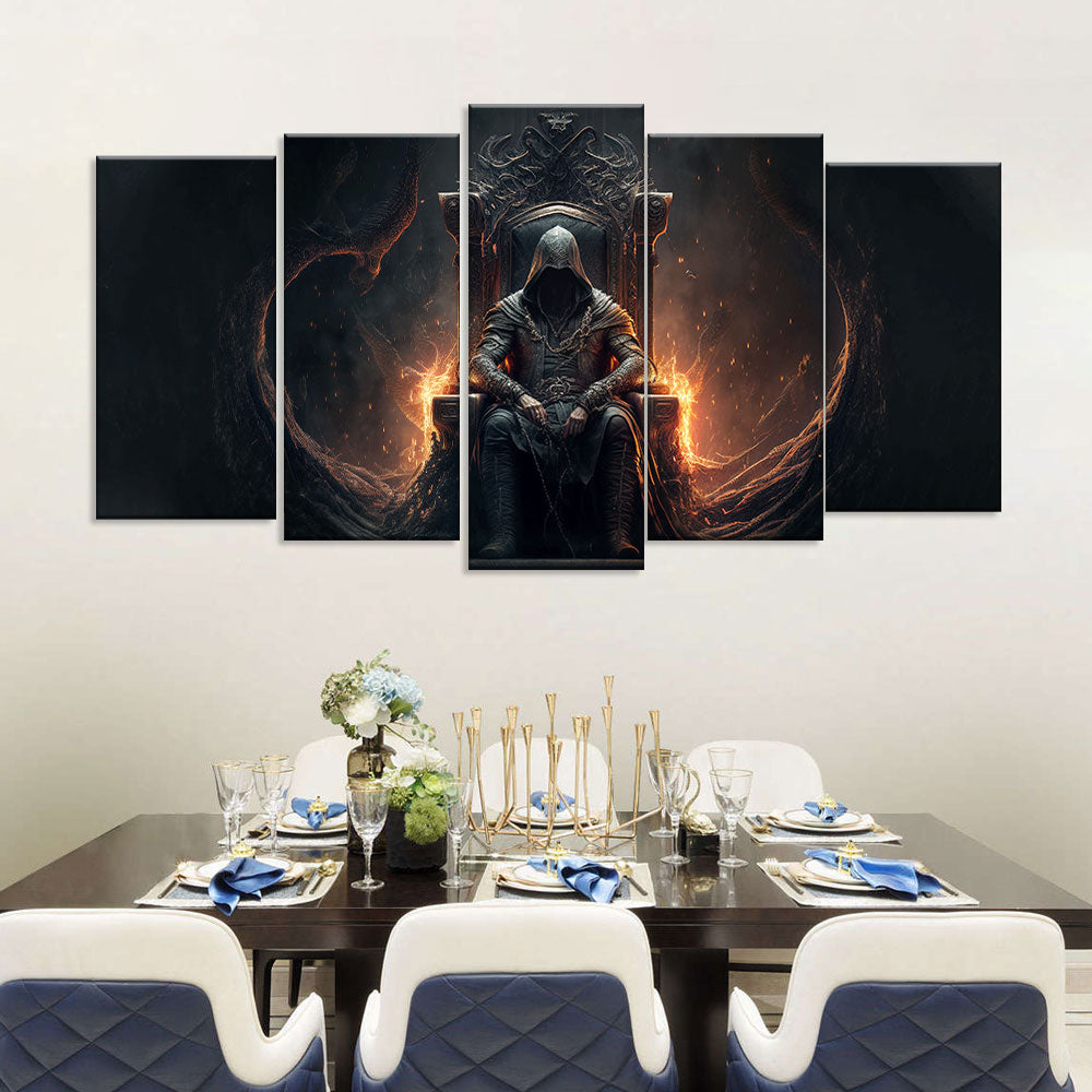 Dark Throne Canvas Wall Art