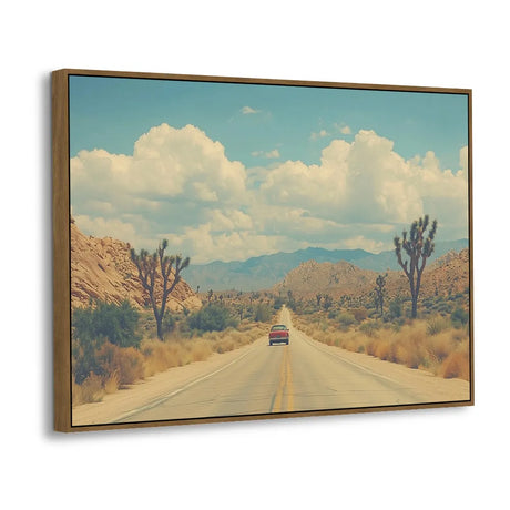 "Desert Highway Escape" Canvas Wall Art