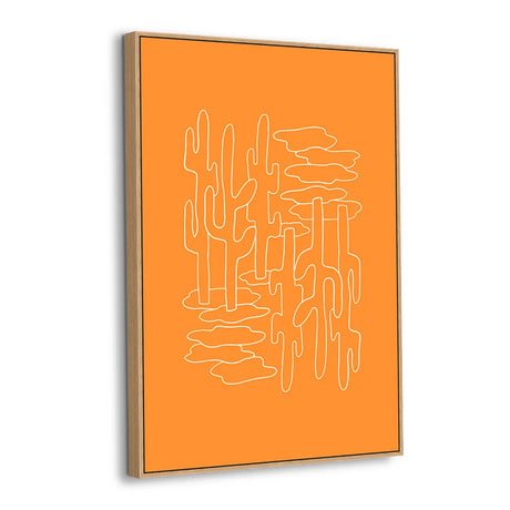 Desert Silhouettes Canvas Wall Art