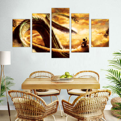 Dragon's Ascent Canvas Wall Art