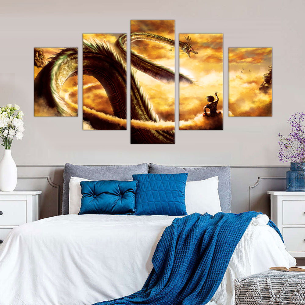 Dragon's Ascent Canvas Wall Art