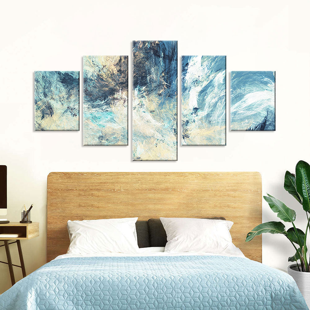 Dynamic Abstract Texture Canvas Wall Art