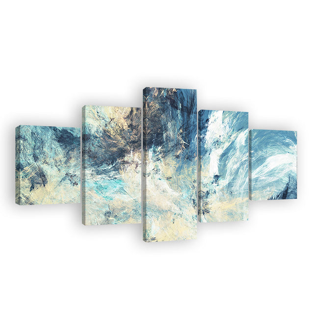 Dynamic Abstract Texture Canvas Wall Art