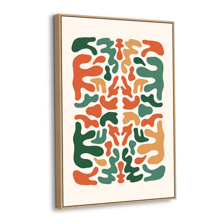 Earth Rhythm Abstract Canvas Wall Art