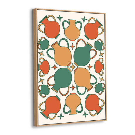 Earthy Clay Harmony Canvas Wall Art