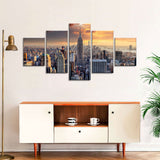 Empire State Building Skyline Canvas Wall Art